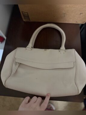 kate spade Cream Leather Tote Satchel